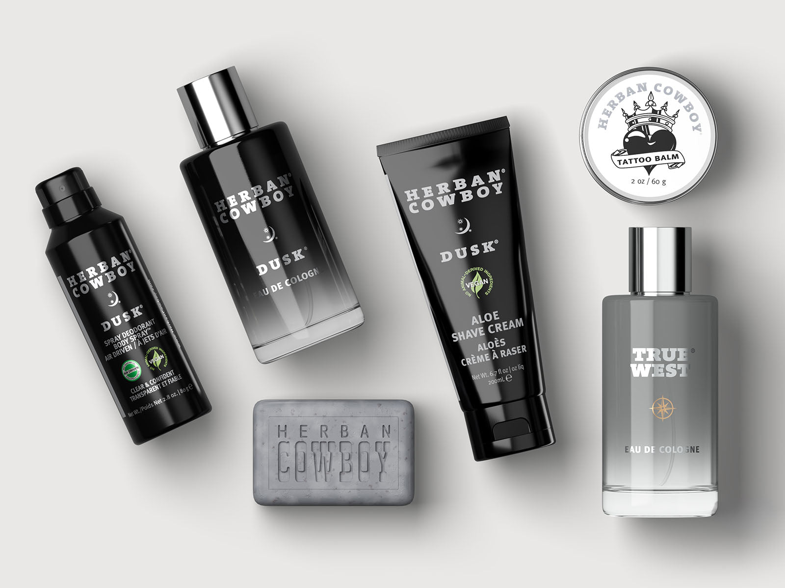 Herban Cowboy Bar Soaps | Triple-Milled Vegan Soap in Dusk, Forest