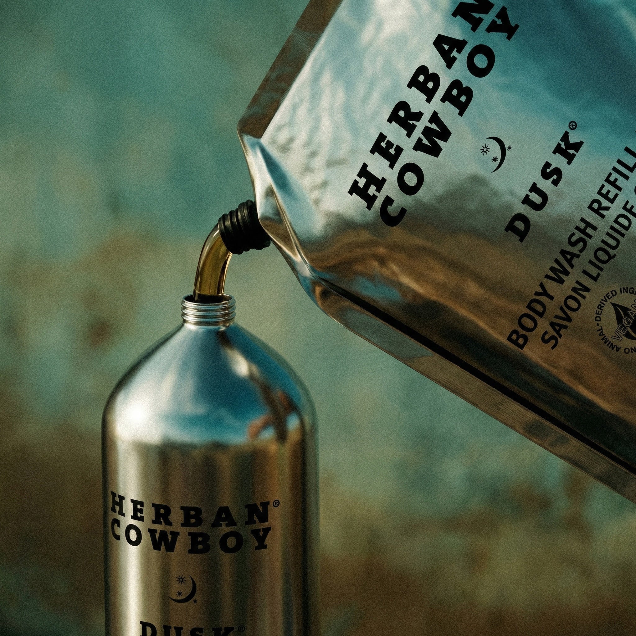 Body Wash Pump & Pouch For Your Daily Routine | Herban Cowboy