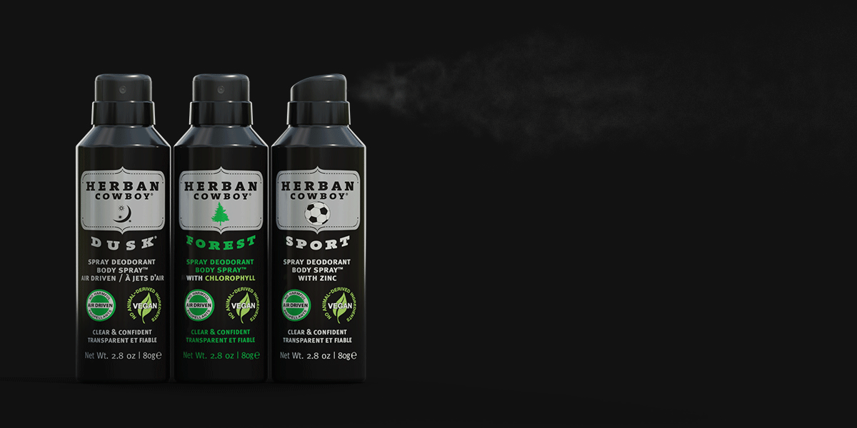 3pc Body Spray Bundle Herban Cowboy