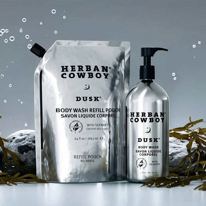 Body Wash Pump & Pouch Herban Cowboy