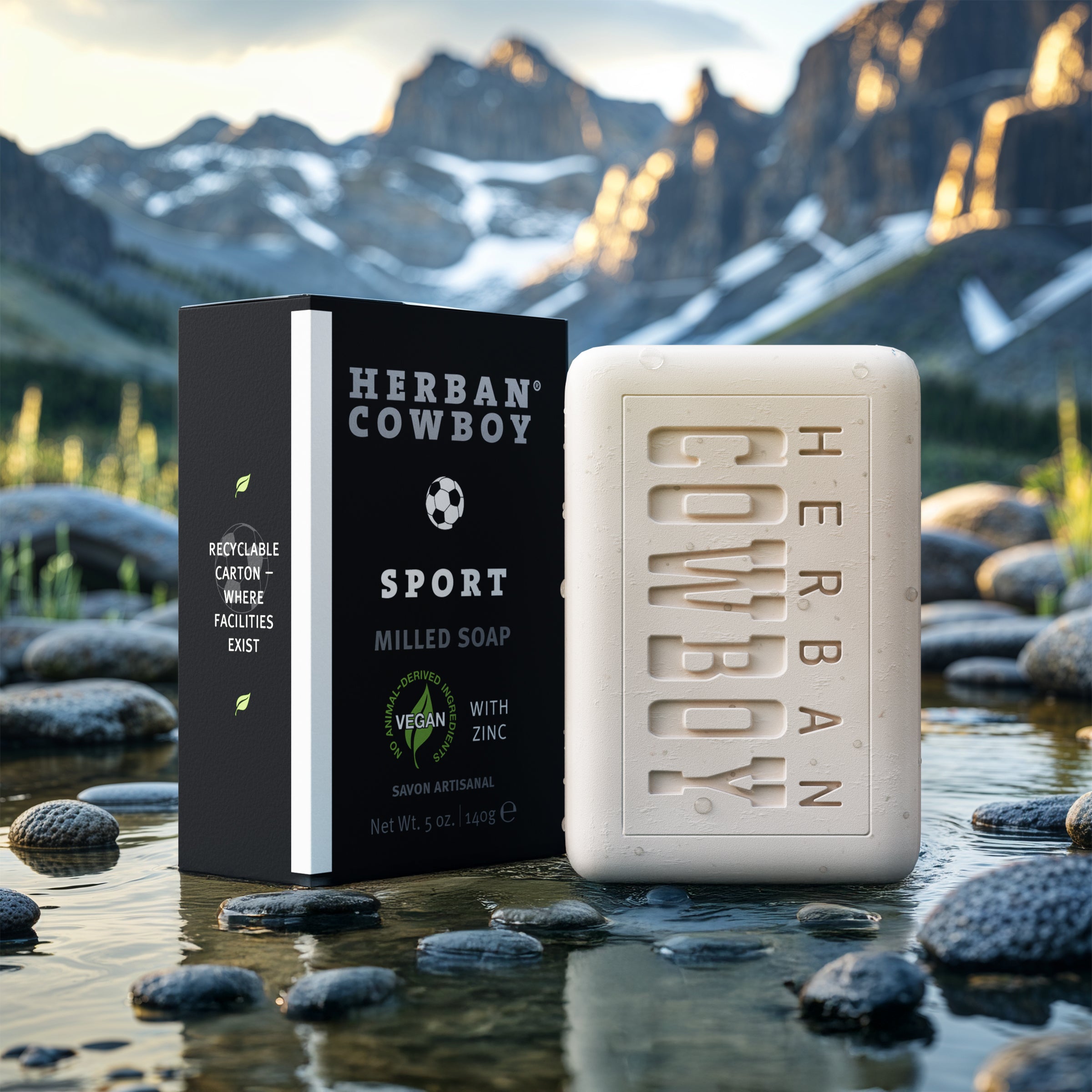 HERB SOAP 100g×3個 Sport Bar Soap - Herban Cowboy