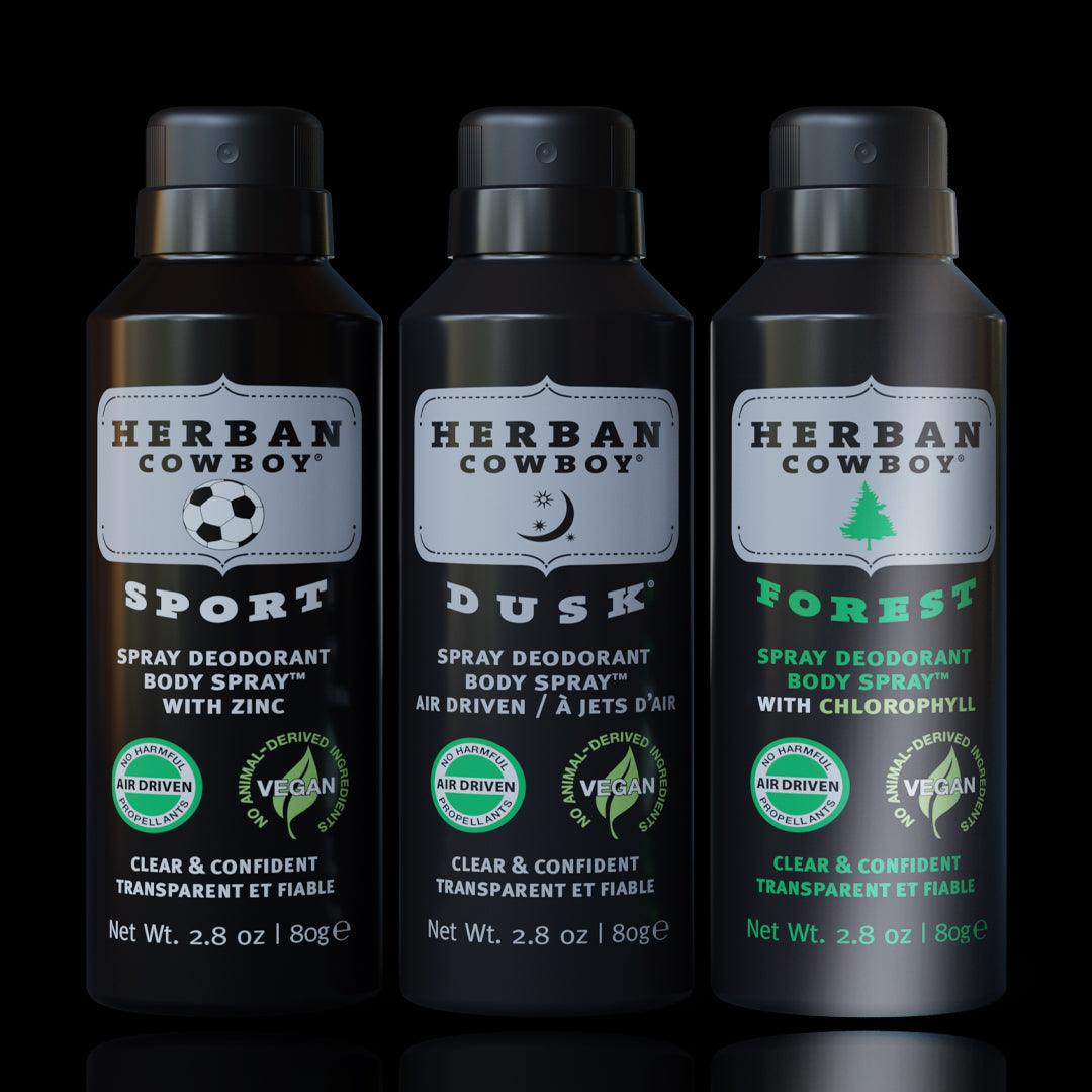 3-pc Body Spray Bundle - Herban Cowboy