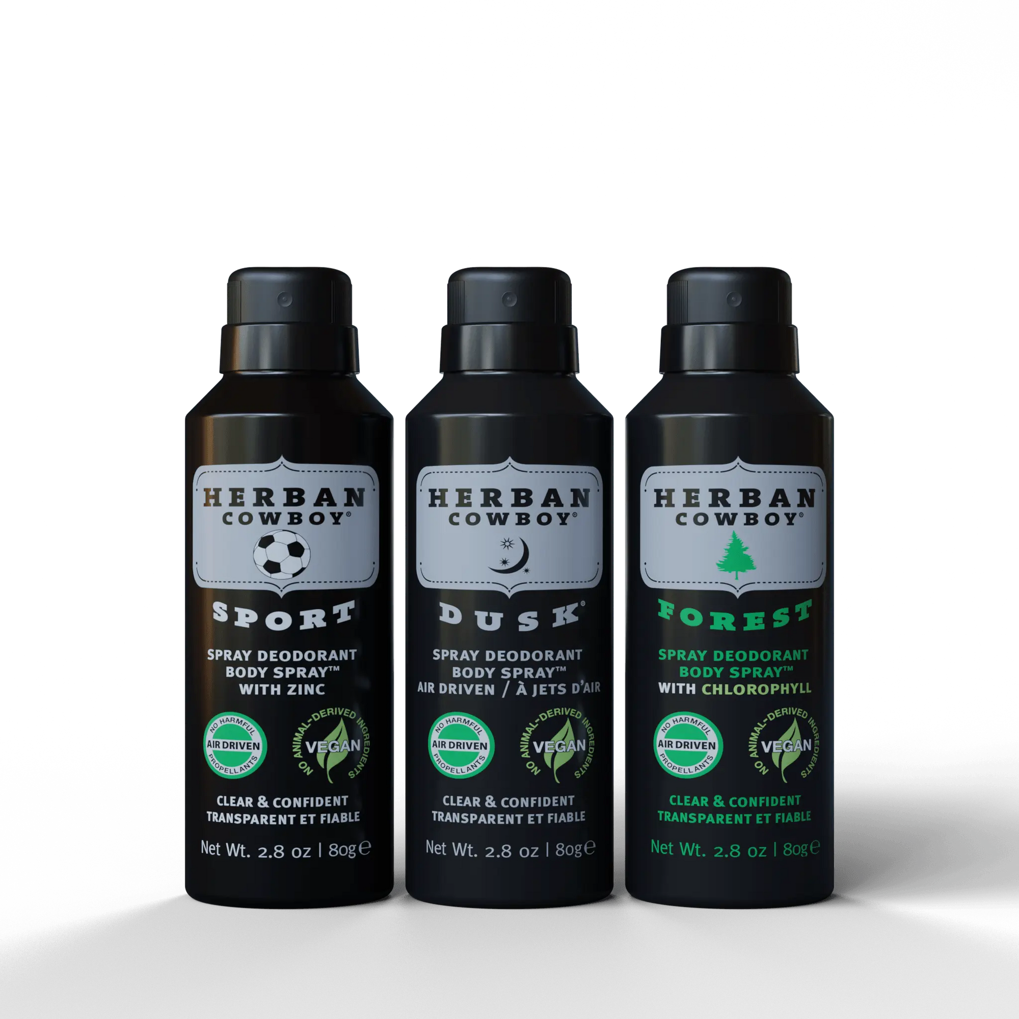 3pc Body Spray Bundle Herban Cowboy