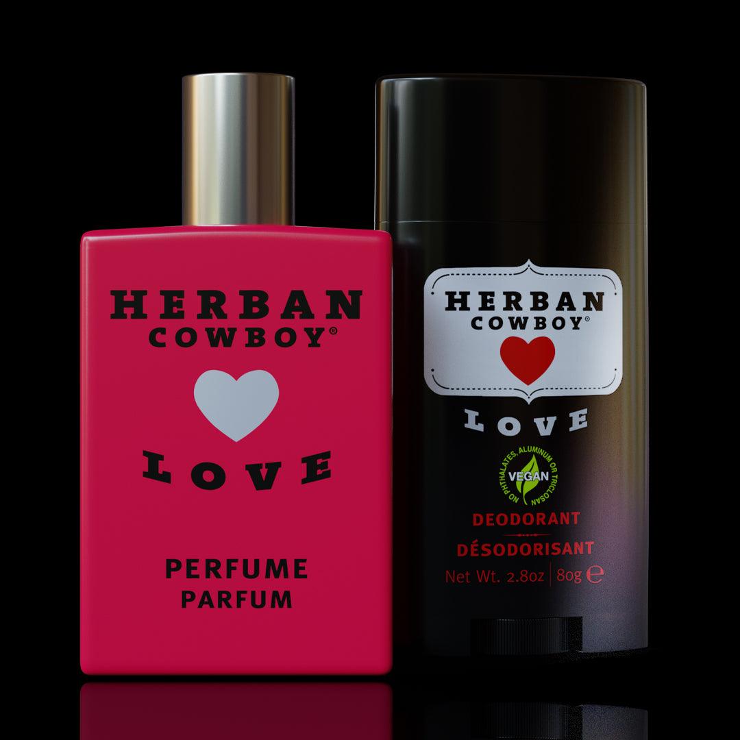 Love Duo Combo (deodorant + perfume) - Herban Cowboy